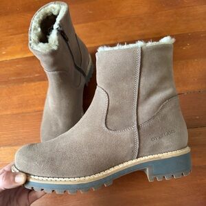Overland Women's Brown Suede Winter Boots
